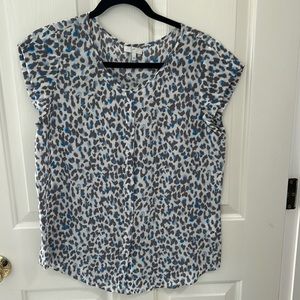 Joie cap sleeve blouse